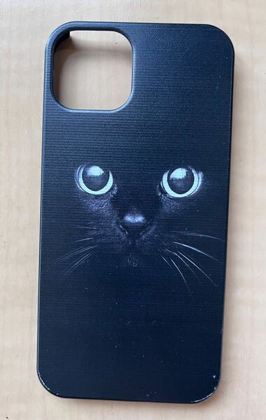 iPhoneケース　黒猫