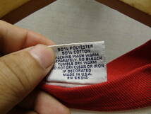 全国送料無料 アメリカ USA古着 80年代 赤色X白色 マックレガーMac Gregor MADE IN USA 七分袖 ベースボールTシャツ メンズ M ③_画像3