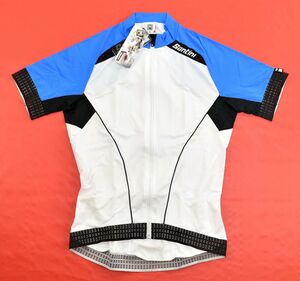 Santini★サンティーニ Tora ジャージ size:L ブルー/ホワイト サイクルジャージ ジャージ 半袖