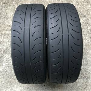 ダンロップ　DIREZZA ZⅢ　165/55R15　2本セット　2018年製造　ジャンク品