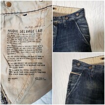 Nudie Jeans LAB CHINO NUDIE LAB 17 W32L32 NJ2518 美品 ヌーディージーンズ_画像8