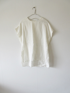 2019 Pilgrim Surf+Supply / ピルグリム サーフ+サプライ Sally Linen-Blend Smock Shirt 0/S WHITE * ブラウス シャツ