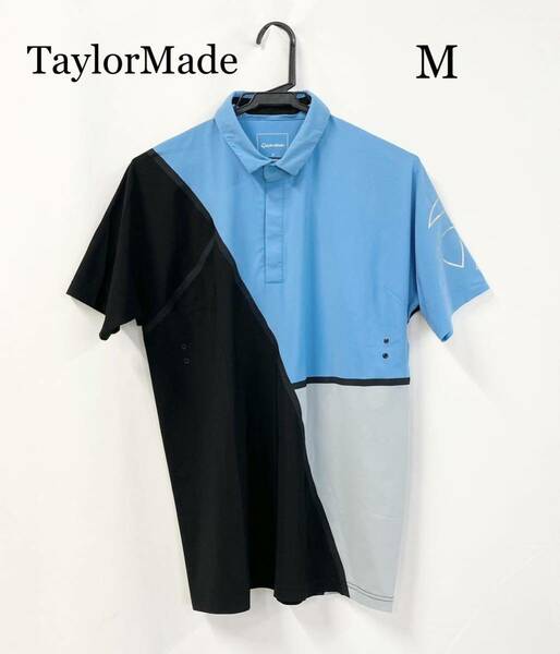 0293 TaylorMade テイラーメイド 半袖ポロシャツ Mサイズ シリコンロゴ 即完売商品 人気カラー