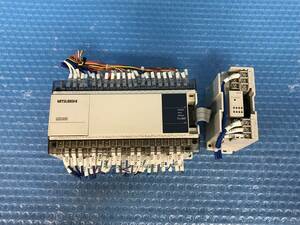 [CK18790] MITSUBISHI 三菱 FX1N-60MT PROGRAMMABLE CONTROLLER コントローラー FX2N-8ER 入出力増設ブロック 動作保証