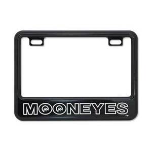 Mooneyes（ムーンアイズ）ブラックライセンスフレーム MOONEYES 小型バイク用（50cc～125cc）