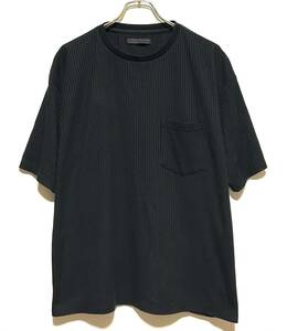 SENSE OF PLACE シアサッカー ポケット Tシャツ（M）黒 センスオブプレイス アーバンリサーチ ポケT オーバーサイズ ドロップショルダー