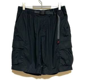 【美品】GRAMICCI WEATHER CARGO SHORTS（M）黒 グラミチ ウェザー カーゴ ショーツ ハーフ ショーツ パンツ ショーパン ストレッチ