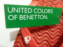 bク）赤）L 26-27cm）ベネトン★サンダル ビーチサンダル 鼻緒タイプ スリッパ 420569 BENETTON★新品送料込_画像9