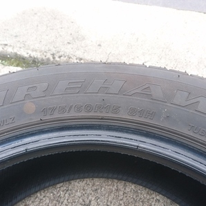 【棚卸し品】『psi』 ファイアストーン FIREHAWK WIDE0VAL ファイヤホーク ワイドオーバール 175/60R15 2018年 夏タイヤ 2本セットの画像3