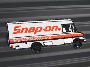 送料\84【Snap-on・スナップオン】※《アイロン刺繍ワッペン》　アメリカン雑貨　刺繍ワッペン　アイロンワッペン