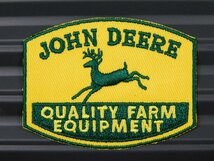 送料\84【JOHN DEERE・ジョンディア】※《アイロン刺繍ワッペン》　アメリカン雑貨　刺繍ワッペン　アイロンワッペン_画像2