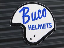 送料\84【Buco HELMETS・ブコ】※《アイロン刺繍ワッペン》　アメリカン雑貨　刺繍ワッペン　アイロンワッペン_画像1