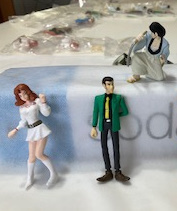  Lupin 3. gashapon HG Lupin,. правый .., не 2 .3 вид 