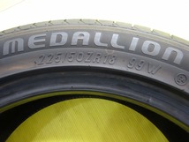 MEDALLION　CST MD-A1 225/50ZR18 99W 9分山 2022年製 2本価格 中古 ノーマル【送料無料】AOM-K0780 青森_画像7