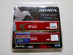 【未開封】ADATA DDR2-800 PC2-6400 CL4 2GB×2 合計4GB AX2U800PB2G4-2P