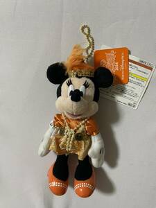  minnie soft toy badge Halloween 2014 orange color costume tag attaching Disney si-TDS*TDR