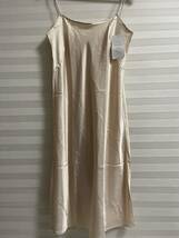 新品タグ付き silky inner Dress シルバー編物研究会　スリップ　サイズ　85-100_画像1