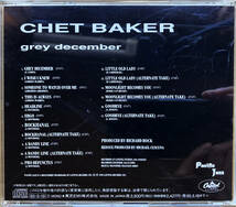 チェット・ベイカー／CHET BAKER／grey december／中古CD／帯付き_画像3