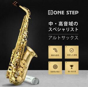  sale middle 668 alto saxophone 11 point set E Saxophone Gold Rucker case attaching 