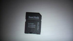 SanDisk Micro SD Adapter マイクロ SD カードアダプター microSD microSDHC microSDHC 送料無料