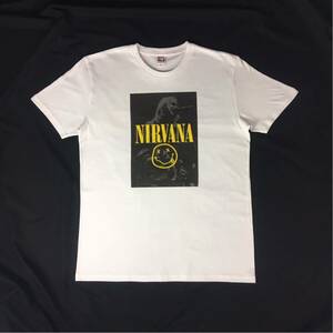 新品 大きい オーバーサイズ XXL 3XL 4XL 5XL 対応 ニルヴァーナ NIRVANA カート コバーン ニコちゃん ロゴ ビッグ Tシャツ ロンT パーカー