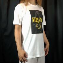 新品 大きい オーバーサイズ XXL 3XL 4XL 5XL 対応 ニルヴァーナ NIRVANA カート コバーン ニコちゃん ロゴ ビッグ Tシャツ ロンT パーカー_画像7