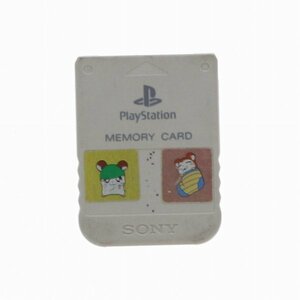 【訳あり】[ジャンク]プレイステーション PlayStation メモリーカード グレー SCE(SCPH-1020) 60010019