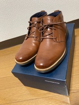 超美品 COLE HAAN コールハーン ORIGINAL GRAND CHUKKA 25.5cm WOOD オリジナルグランド チャッカ 8 茶 ブラウン_画像3