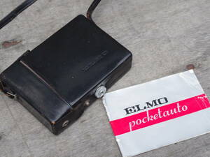 M9727 ELMO POCKET AUTO 8mm camera 1960 period user's manual attaching operation no check 60 size 0508