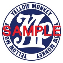 JAF風 オリジナルパロディステッカー　JAP YELLOW MONKEY　　Φ100mm　　送料180円　②_画像2