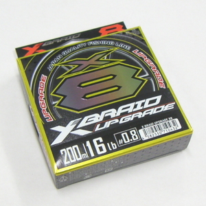 アップグレード X8 200m 16lb 0.8号 [ゆうパケ匿名￥180/梱包材なし][挨拶等不要] #0.8 PE XBRAID UPGRADE エックスブレイド