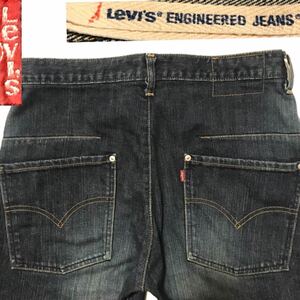 00s ビンテージ Levi's リーバイス ENGINEERED JEANS エンジニアードジーンズ W32 デニムパンツ 立体裁断 ストレート メンズ ジーパン