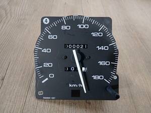 中古 計器 YAZAKI METER 750884-561 矢崎計器 スピードメーター 180km/h ODO ジャンク 65