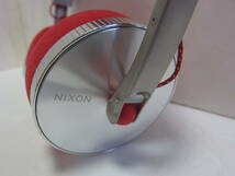 **NIXON ** NIXON ヘッドフォン レッド 動作品。_画像5