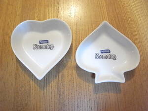 【送料無料】Nestle Krematop ハート スペード 置き皿 ティーバックトレイ 小皿 クリープ置き皿