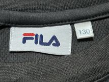 フィラ キッズ130 ドライ Tシャツ ビッグロゴ デカロゴ 半袖 クルーネック　　子供服 スポーツウェア タウンユース FILA 早2708_画像3