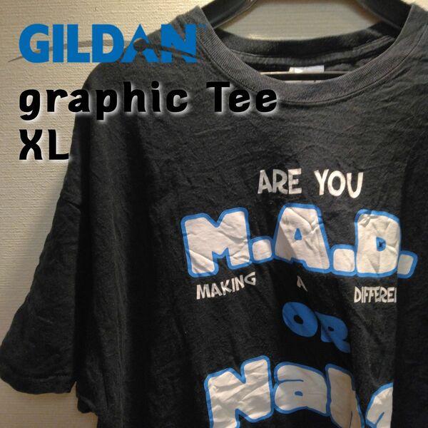 【USA古着】GILDAN グラフィック Tシャツ