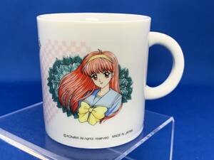 ときめきメモリアル 陶器製 マグカップ Shiori Fujisaki レトロ スープカップ KONAMI