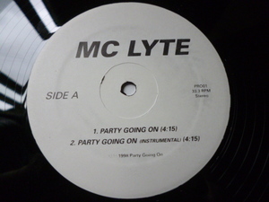 MC Lyte / Party Going On 試聴可 キャッチーPOP PARTY HIPHOP SYLVIA STRIPTLIN / GIVE ME YOUR LOVE ネタ　Audio Two / Top Billin 収録