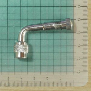90 times L type valve(bulb) extension silver free shipping (90° air valve extension rotation adjustment possible valve(bulb) core attached )