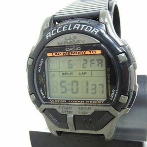 IW-6532R CASIO 腕時計 ACL-100 ACCELATOR 電池交換済 動作保証付の画像3