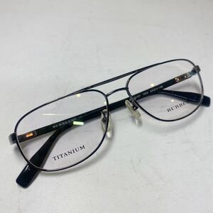 【未使用保管品】Burberry バーバリー BE 1019T 1003 54□14 140 ブラック　チタンフレーム　メガネフレーム 　眼鏡 めがね　b308244