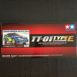 未組立 タミヤ 1/10電動RC スバル インプレッサ 2004 メキシコ TT-01 シャーシ TYPE-E