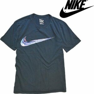 1点物◆NIKEナイキSwooshプリントTシャツ古着メンズMLレディースOKアメカジ90sストリート/スポーツブランド半袖ポロシャツ丸首レトロ559443