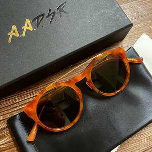 新品 A.D.S.R. アルシーナ ウェリントンサングラス 定価19,800円 送料520円〜 ADSR エーディーエスアール ALSINA 05 メンズ メガネ 眼鏡 橙