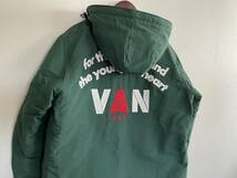 【新品】 VAN JAC ヴァンヂャケット ダウンジャケット アーチロゴ トラッド アイビー 未使用 定番 Lサイズ 人気 グリーン_画像4