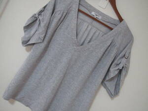  Natural Beauty Basic [NATURAL BEAUTY BASIC] gray short sleeves cut and sewn 
