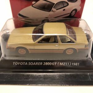 ラスト1 コナミ1/64トヨタ ソアラ2800GT(MZ11)1981 ゴールドツートン　絶版名車