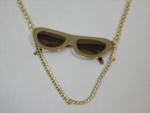 * new goods unused * Mark Jacobs (Marc Jacobs) sunglasses necklace Gold ( New York ) MJ2