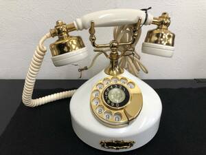  ultra rare * telephone machine / retro antique /nakayo communication machine /si molding /NA500-A2-W display gorgeous beautiful goods treasure 
